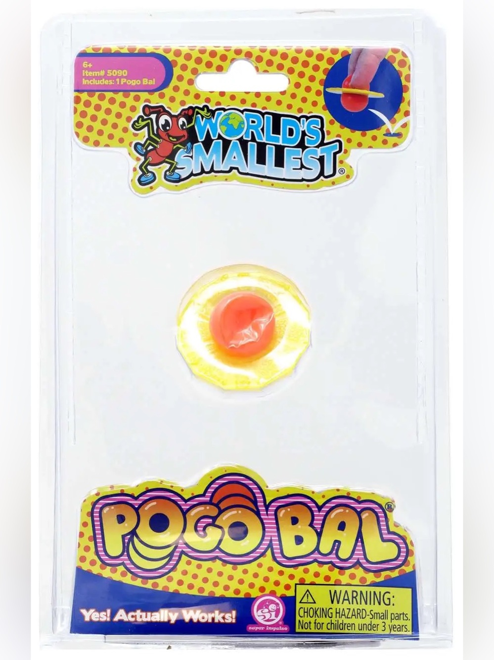 World’s Smallest Pogo Ball Toy